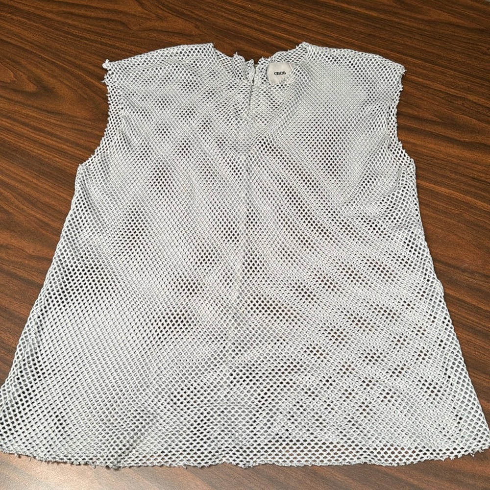 ASOS top - gray - mesh design , material is soft